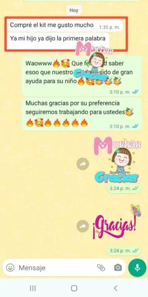 Testimonio de WhatsApp 6