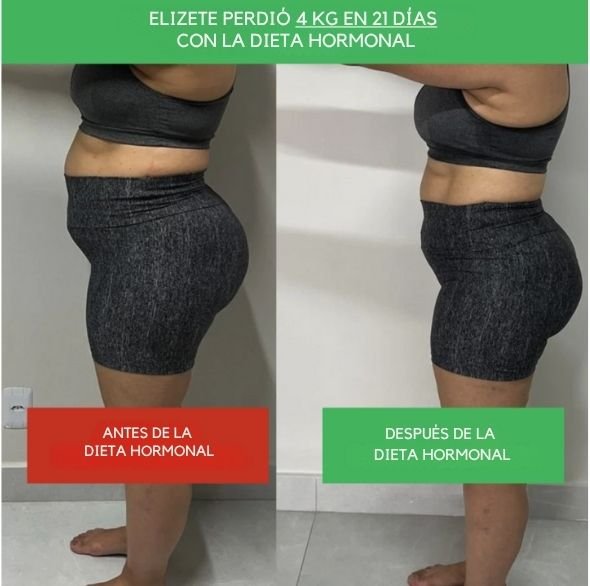 Antes y después 1 - Dieta Hormonal