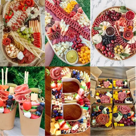 Tablas de quesos y ejemplos del curso