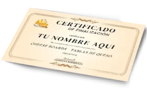 Certificado del curso